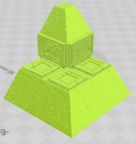 Step Pyramid Corner Set 2 - Aztlan 5 Reforged - Pathfinder - Dungeons & Dragons -RPG- Tabletop-Terrain - 28 mm / 1"- Aether Studios