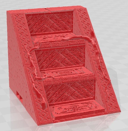 Stairs And Opening Set 1 - Aztlan 5 Reforged - Pathfinder - Dungeons & Dragons -RPG- Tabletop-Terrain - 28 mm / 1"- Aether Studios