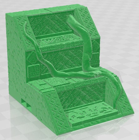 Stairs And Opening Set 1 - Aztlan 5 Reforged - Pathfinder - Dungeons & Dragons -RPG- Tabletop-Terrain - 28 mm / 1"- Aether Studios