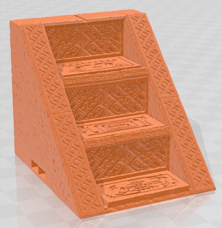 Stairs And Opening Set 1 - Aztlan 5 Reforged - Pathfinder - Dungeons & Dragons -RPG- Tabletop-Terrain - 28 mm / 1"- Aether Studios