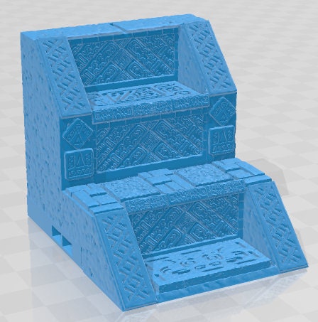 Stairs And Opening Set 1 - Aztlan 5 Reforged - Pathfinder - Dungeons & Dragons -RPG- Tabletop-Terrain - 28 mm / 1"- Aether Studios