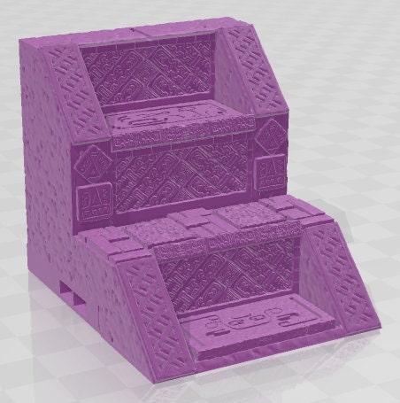 Stairs And Opening Set 1 - Aztlan 5 Reforged - Pathfinder - Dungeons & Dragons -RPG- Tabletop-Terrain - 28 mm / 1"- Aether Studios