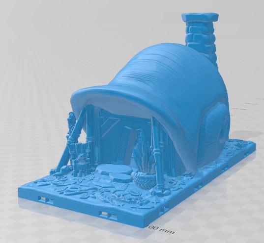 Snail Hut - Fantasy Village -Pathfinder-Dungeons&Dragons-RPG-Tabletop-Terrain-28mm-AetherStudios