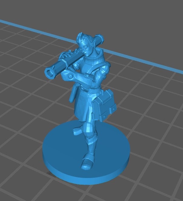 Elf Artificer Mini - DND - Pathfinder - Dungeons & Dragons - RPG - Tabletop - mz4250- Miniature-28mm-1"Scale