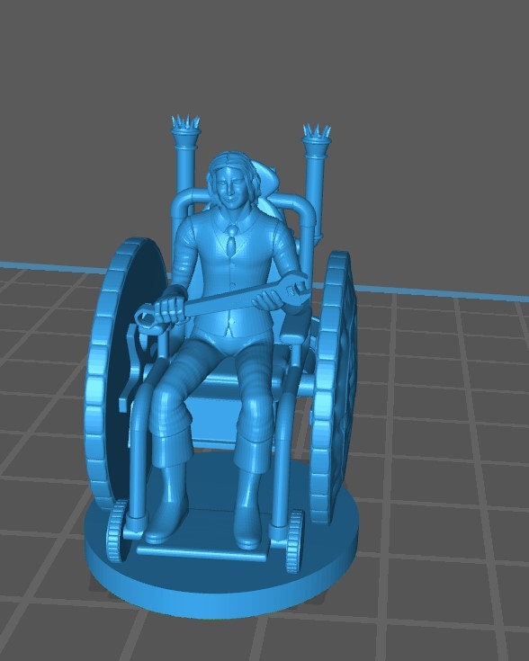 Human Artificer Mini - DND - Pathfinder - Dungeons & Dragons - RPG - Tabletop - mz4250- Miniature-28mm-1"Scale