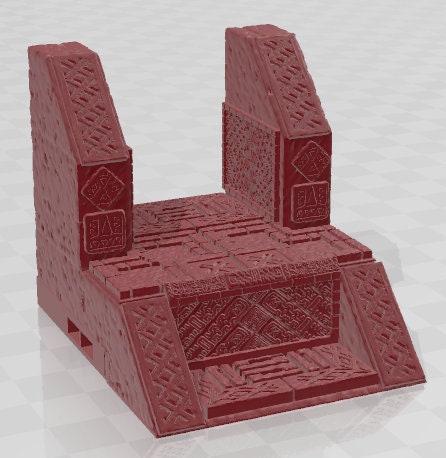 Stairs And Opening Set 2 - Aztlan 5 Reforged - Pathfinder - Dungeons & Dragons -RPG- Tabletop-Terrain - 28 mm / 1"- Aether Studios