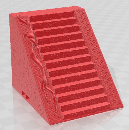 Stairs And Opening Set 2 - Aztlan 5 Reforged - Pathfinder - Dungeons & Dragons -RPG- Tabletop-Terrain - 28 mm / 1"- Aether Studios