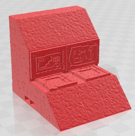 Step Pyramid Walls Set 1 - Aztlan 5 Reforged - Pathfinder - Dungeons & Dragons -RPG- Tabletop-Terrain - 28 mm / 1"- Aether Studios