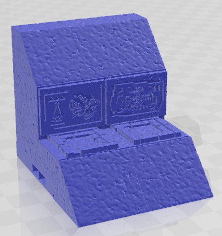 Step Pyramid Walls Set 1 - Aztlan 5 Reforged - Pathfinder - Dungeons & Dragons -RPG- Tabletop-Terrain - 28 mm / 1"- Aether Studios