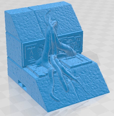 Step Pyramid Walls Set 1 - Aztlan 5 Reforged - Pathfinder - Dungeons & Dragons -RPG- Tabletop-Terrain - 28 mm / 1"- Aether Studios