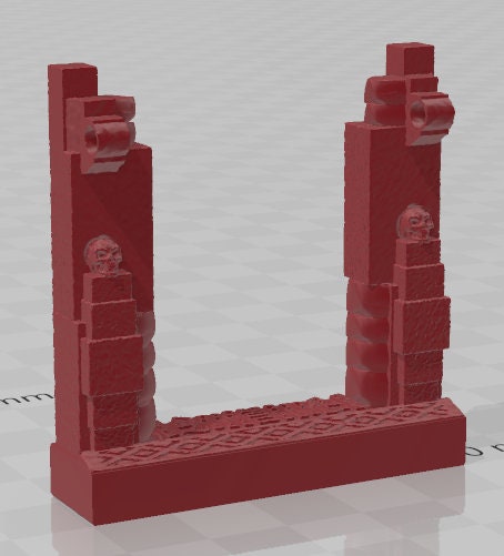 Doors - Aztlan Clip On - Pathfinder - Dungeons & Dragons -RPG- Tabletop-Terrain - 28 mm / 1"- Aether Studios
