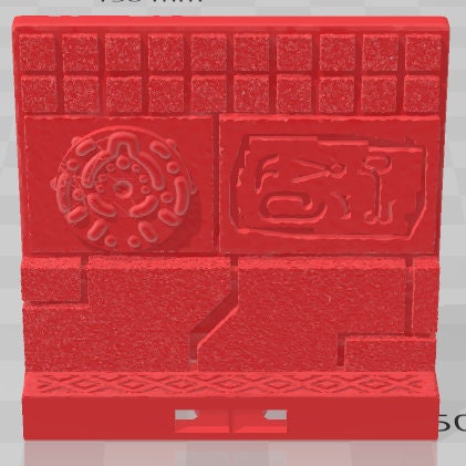 Fangcorp Walls - Aztlan Clip On - Pathfinder - Dungeons & Dragons -RPG- Tabletop-Terrain - 28 mm / 1"- Aether Studios