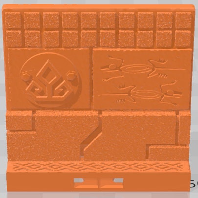 Fangcorp Walls - Aztlan Clip On - Pathfinder - Dungeons & Dragons -RPG- Tabletop-Terrain - 28 mm / 1"- Aether Studios