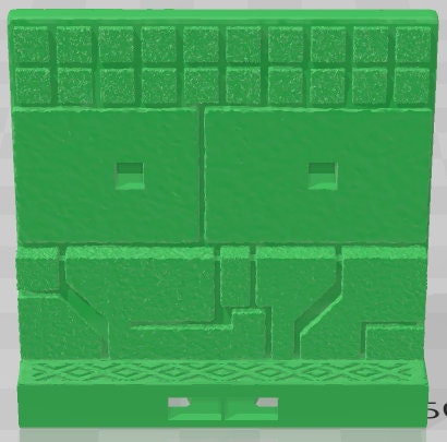 Pegwalls - Aztlan Clip On - Pathfinder - Dungeons & Dragons -RPG- Tabletop-Terrain - 28 mm / 1"- Aether Studios