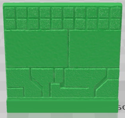 Normal Walls Set 1 - Aztlan Clip On - Pathfinder - Dungeons & Dragons -RPG- Tabletop-Terrain - 28 mm / 1"- Aether Studios