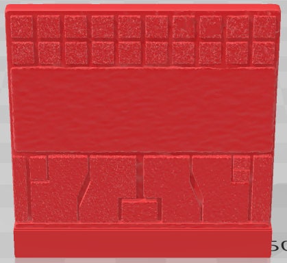 Normal Walls Set 2 - Aztlan Clip On - Pathfinder - Dungeons & Dragons -RPG- Tabletop-Terrain - 28 mm / 1"- Aether Studios