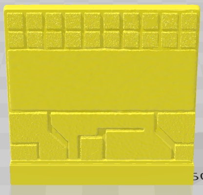 Normal Walls Set 2 - Aztlan Clip On - Pathfinder - Dungeons & Dragons -RPG- Tabletop-Terrain - 28 mm / 1"- Aether Studios