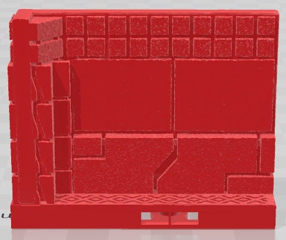 Short And Long Walls - Aztlan Clip On - Pathfinder - Dungeons & Dragons -RPG- Tabletop-Terrain - 28 mm / 1"- Aether Studios