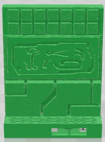 Short And Long Walls - Aztlan Clip On - Pathfinder - Dungeons & Dragons -RPG- Tabletop-Terrain - 28 mm / 1"- Aether Studios