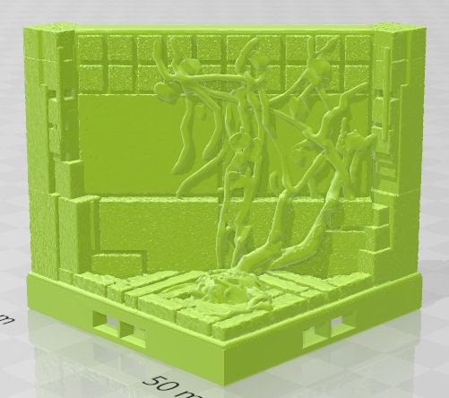 Curves, Corners, And Diagonals - Aztlan 6 Swamped A - Pathfinder - Dungeons & Dragons -RPG- Tabletop-Terrain - 28 mm / 1"- Aether Studios