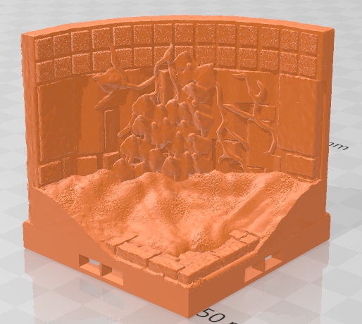 Curves, Corners, And Diagonals - Aztlan 6 Swamped A - Pathfinder - Dungeons & Dragons -RPG- Tabletop-Terrain - 28 mm / 1"- Aether Studios