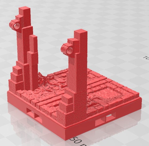 Doors - Aztlan 6 Swamped A - Pathfinder - Dungeons & Dragons -RPG- Tabletop-Terrain - 28 mm / 1"- Aether Studios