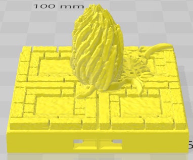 Floors Set 1 - Aztlan 6 Swamped A - Pathfinder - Dungeons & Dragons -RPG- Tabletop-Terrain - 28 mm / 1"- Aether Studios