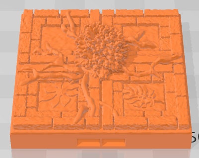 Floors Set 1 - Aztlan 6 Swamped A - Pathfinder - Dungeons & Dragons -RPG- Tabletop-Terrain - 28 mm / 1"- Aether Studios
