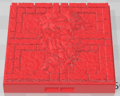 Floors Set 1 - Aztlan 6 Swamped A - Pathfinder - Dungeons & Dragons -RPG- Tabletop-Terrain - 28 mm / 1"- Aether Studios