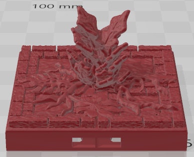Floors Set 2 - Aztlan 6 Swamped A - Pathfinder - Dungeons & Dragons -RPG- Tabletop-Terrain - 28 mm / 1"- Aether Studios