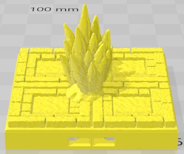 Floors Set 2 - Aztlan 6 Swamped A - Pathfinder - Dungeons & Dragons -RPG- Tabletop-Terrain - 28 mm / 1"- Aether Studios
