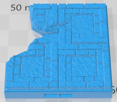 Ruins Set 1 - Aztlan 6 Swamped A - Pathfinder - Dungeons & Dragons -RPG- Tabletop-Terrain - 28 mm / 1"- Aether Studios