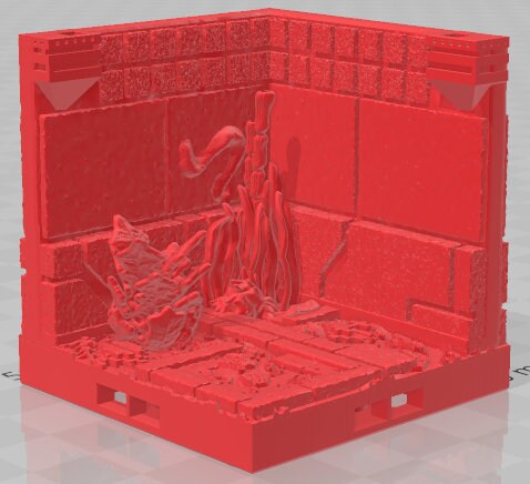 Curves, Corners, And Corridors - Aztlan 6 Swamped B - Pathfinder - Dungeons & Dragons -RPG- Tabletop-Terrain - 28 mm / 1"- Aether Studios