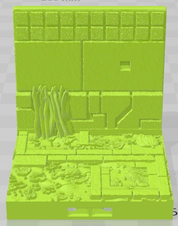 Peg Walls - Aztlan 6 Swamped B - Pathfinder - Dungeons & Dragons -RPG- Tabletop-Terrain - 28 mm / 1"- Aether Studios