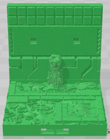 Peg Walls - Aztlan 6 Swamped B - Pathfinder - Dungeons & Dragons -RPG- Tabletop-Terrain - 28 mm / 1"- Aether Studios