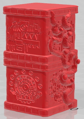 Scatter Pillars - Aztlan 6 Swamped - Pathfinder - Dungeons & Dragons -RPG- Tabletop-Terrain - 28 mm / 1"- Aether Studios