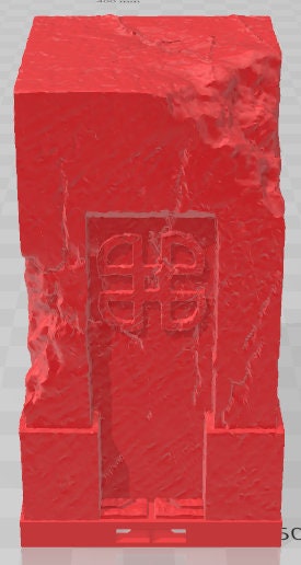 Giant Pillars - Dwarven Clan - Pathfinder - Dungeons & Dragons -RPG- Tabletop-Terrain - 28 mm / 1"- Aether Studios