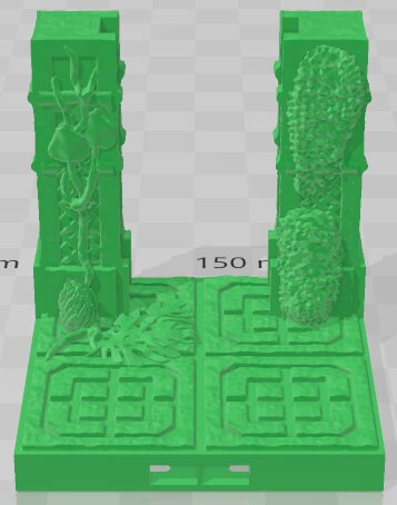 Swamp Ruin Set 1 - Dwarven Clan - Pathfinder - Dungeons & Dragons -RPG- Tabletop-Terrain - 28 mm / 1"- Aether Studios