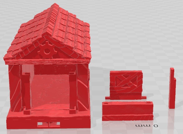 Gnomish Farms Coop - Fantasy Village -Pathfinder-Dungeons&Dragons-RPG-Tabletop-Terrain-28mm-AetherStudios