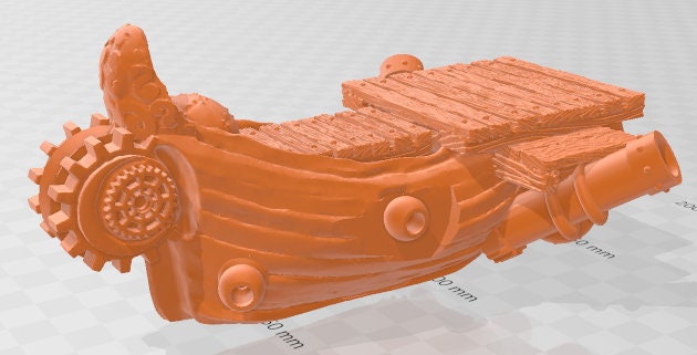 Gnomish Skyships - Fantasy Village -Pathfinder-Dungeons&Dragons-RPG-Tabletop-Terrain-28mm-AetherStudios