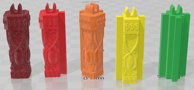 Elven Buildings Set 1 - Fantasy Village -Pathfinder-Dungeons&Dragons-RPG-Tabletop-Terrain-28mm-AetherStudios