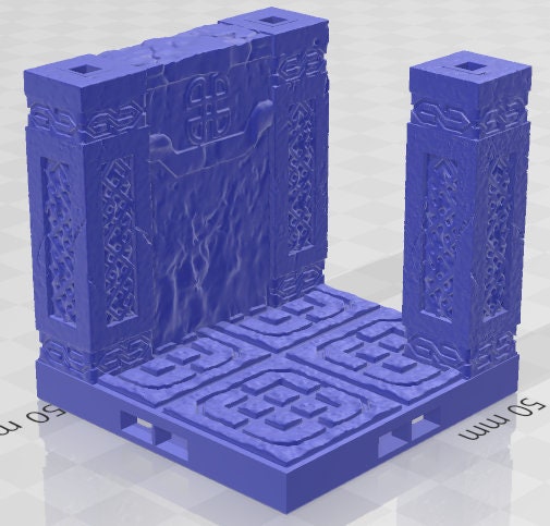 OFR Corridors - Dwarven Kingdom - Pathfinder - Dungeons & Dragons -RPG- Tabletop-Terrain - 28 mm / 1"- Aether Studios