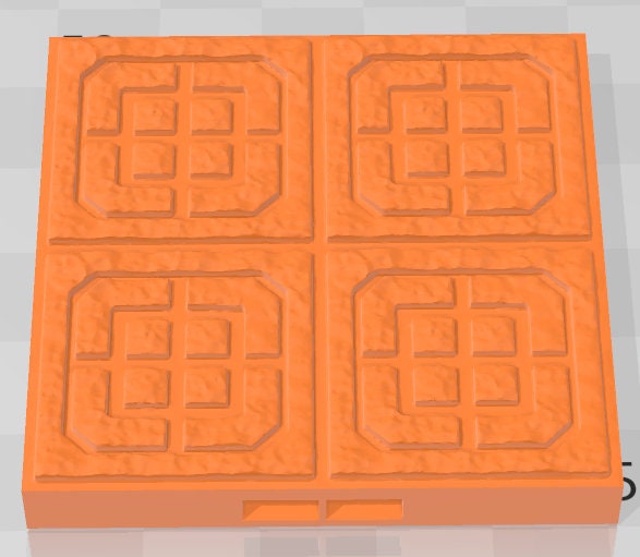 2x2 Tile Floors - Dwarven Kingdom - Pathfinder - Dungeons & Dragons -RPG- Tabletop-Terrain - 28 mm / 1"- Aether Studios