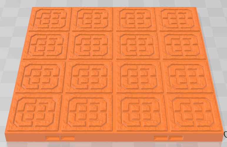 4x4 Tile Floors - Dwarven Kingdom - Pathfinder - Dungeons & Dragons -RPG- Tabletop-Terrain - 28 mm / 1"- Aether Studios