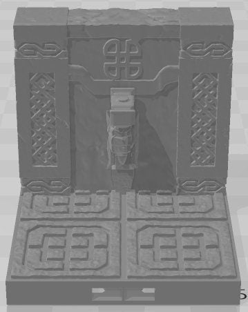 2x2 Walls Set 2 - Dwarven Kingdom - Pathfinder - Dungeons & Dragons -RPG- Tabletop-Terrain - 28 mm / 1"- Aether Studios