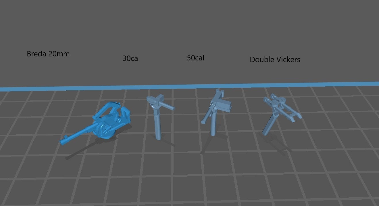 30CWT w/MG - 30CWT Breda w/cannon - 1:100 Scale - Canada - Tanks - Armored Vehicle - World Of Tanks - War Game - Wargaming - Axis & Allies
