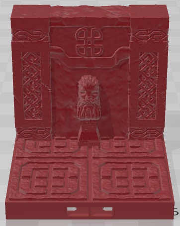 2x2 Walls Set 3 - Dwarven Kingdom - Pathfinder - Dungeons & Dragons -RPG- Tabletop-Terrain - 28 mm / 1"- Aether Studios