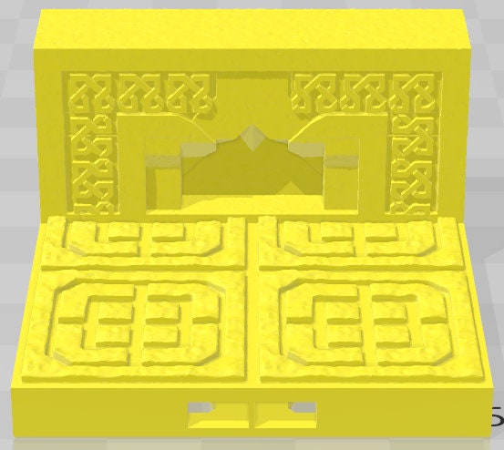 HPT 2x2 Tile Set 2 - Dwarven Half Sized Kingdom - Pathfinder - Dungeons & Dragons -RPG- Tabletop-Terrain - 28 mm / 1"- Aether Studios