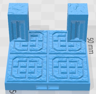 HPT 2x2 Tile Set 2 - Dwarven Half Sized Kingdom - Pathfinder - Dungeons & Dragons -RPG- Tabletop-Terrain - 28 mm / 1"- Aether Studios
