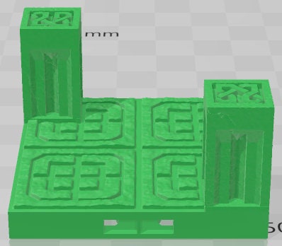 HST 2x2 Tile Set 2 - Dwarven Half Sized Kingdom - Pathfinder - Dungeons & Dragons -RPG- Tabletop-Terrain - 28 mm / 1"- Aether Studios